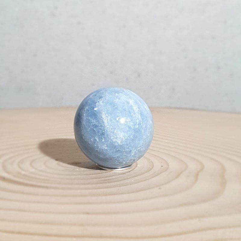 Terra Vita Blue Calcite Sphere  (38mm)