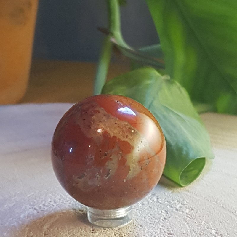 Terra Vita Red Jasper Sphere (38mm)