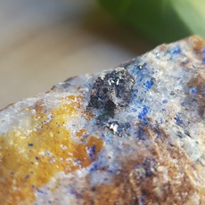 Terra Vita Raw Azurite with Molybdenite (13 cm)