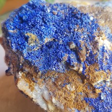 Terra Vita Raw Azurite with Molybdenite (13 cm)