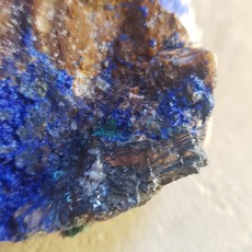 Terra Vita Raw Azurite with Molybdenite (13 cm)