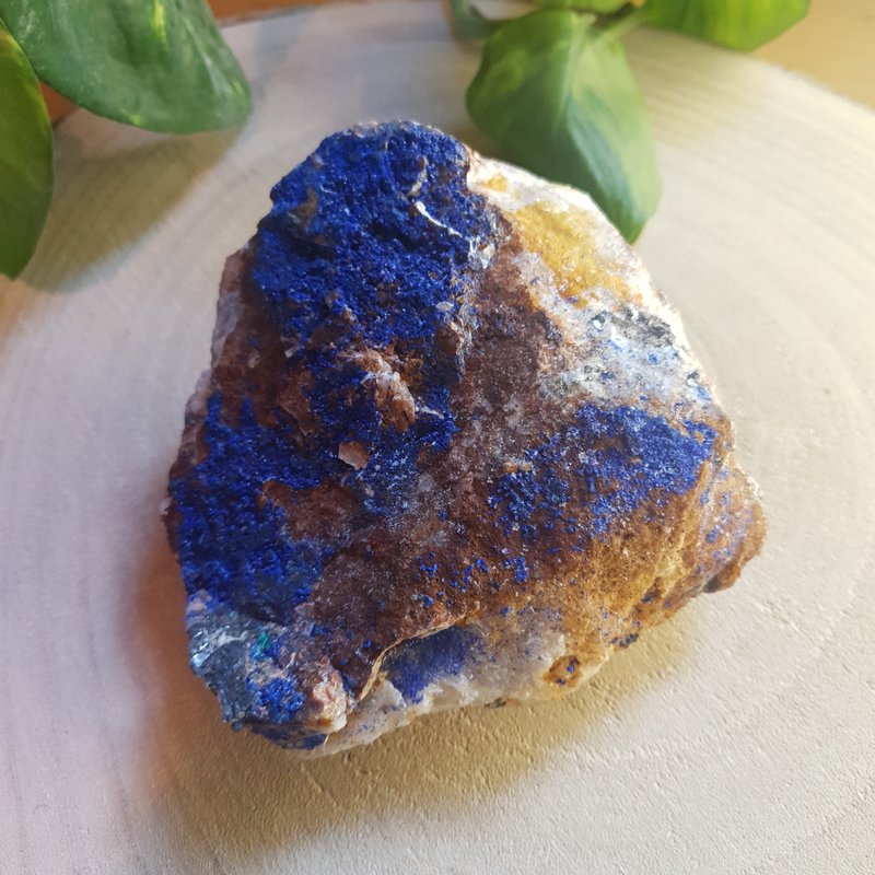 Terra Vita Raw Azurite with Molybdenite (13 cm)