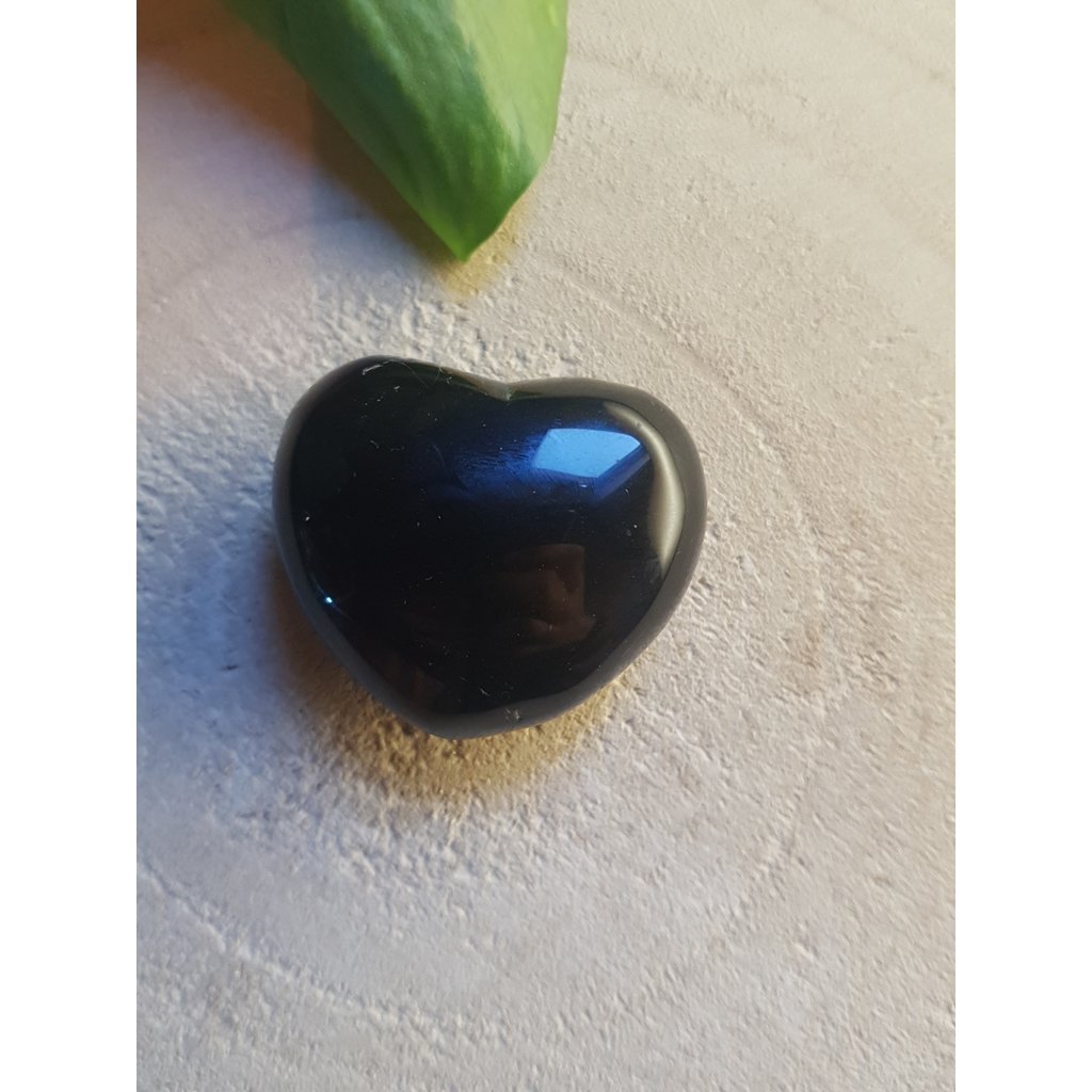 Terra Vita Gold Obsidian Heart (4,5cm)