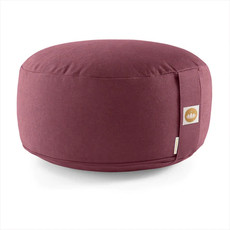 LOTUSCRAFTS Meditation Cushion Lotus (H: 15cm) (Aubergine)
