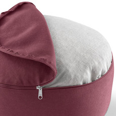 LOTUSCRAFTS Meditation Cushion Lotus (H: 15cm) (Aubergine)