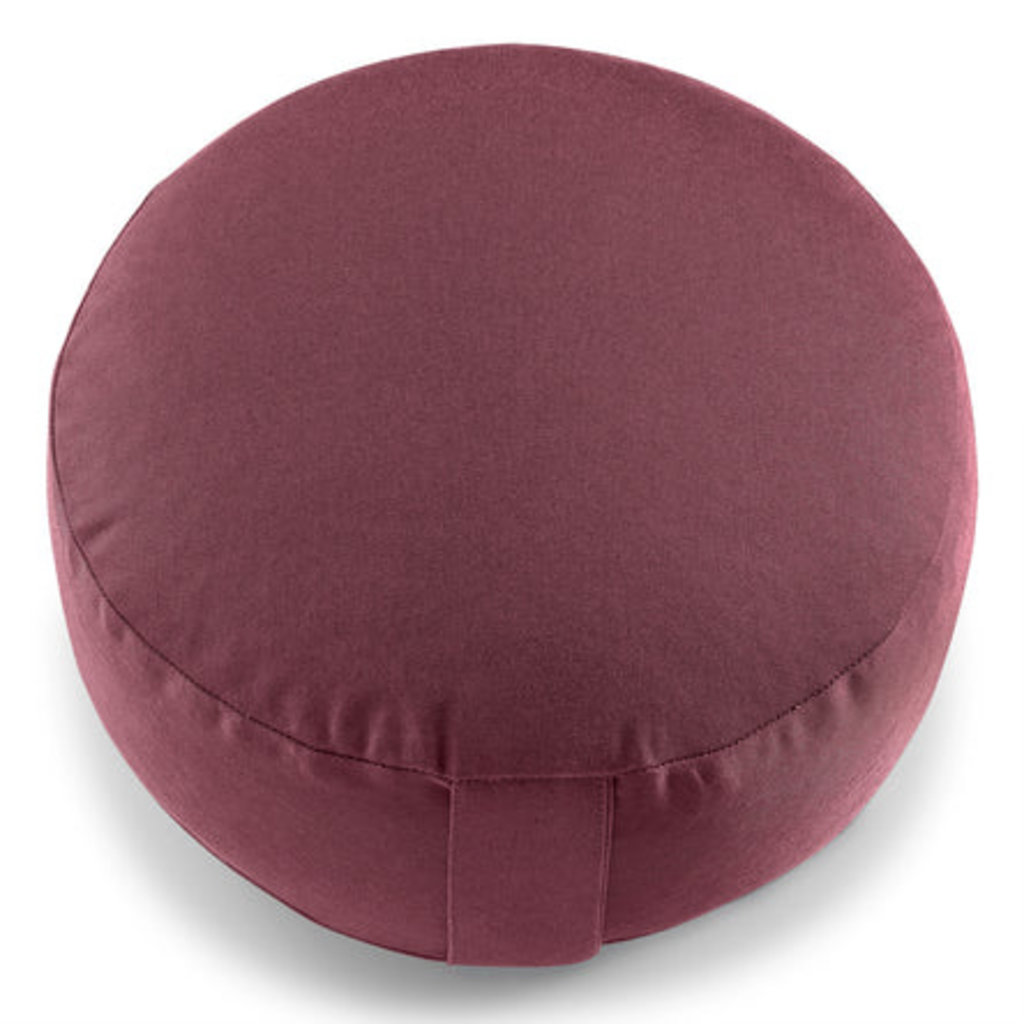 LOTUSCRAFTS Meditatiekussen Lotus (H: 15cm) (Aubergine)
