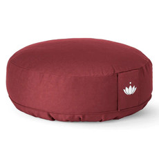 LOTUSCRAFTS Meditatiekussen Lotus (H: 10cm)(Bordeaux)