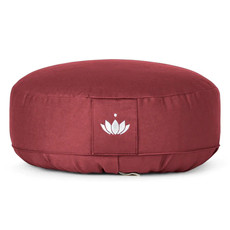 LOTUSCRAFTS Meditatiekussen Lotus (H: 10cm)(Bordeaux)