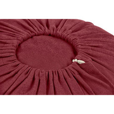 LOTUSCRAFTS Meditatiekussen Lotus (H: 10cm)(Bordeaux)