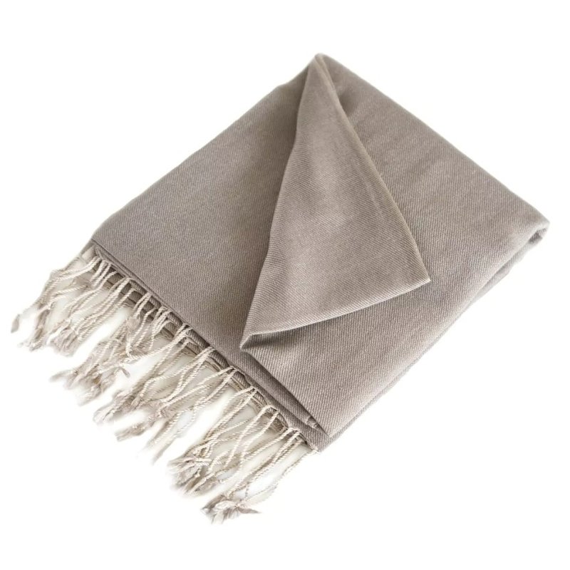 Oriental Arts Pashmina (Gris Taupe)