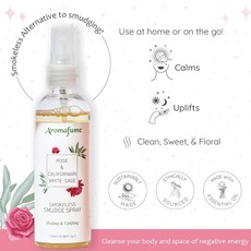 Aromafume Huis Spray | Witte Salie & Rozen (100 ml)