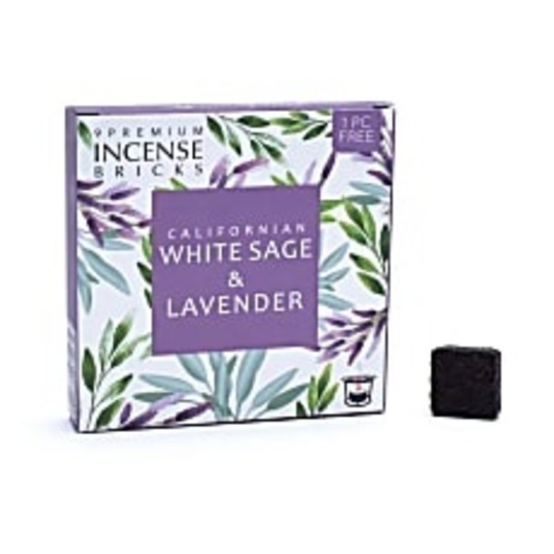 Aromafume Icense Bricks  | White Sage & Lavender (9pcs)