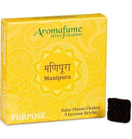 Aromafume Briques d'Encens | Troisième Chakra (9pcs)