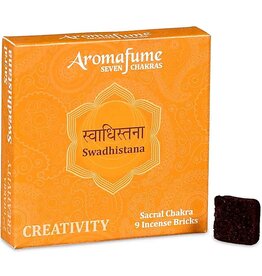 Aromafume Briques d'Encens | Deuxième Chakra (9pcs)