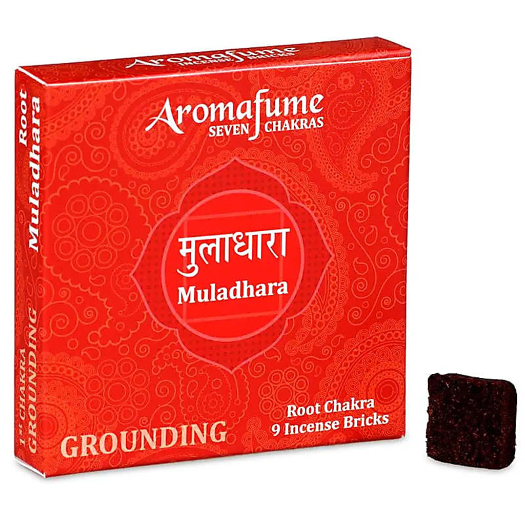 Aromafume Icense Bricks  | First Chakra (9pcs)