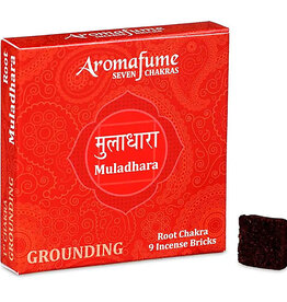 Aromafume Wierookblokjes | Eerste Chakra (9 stuks)