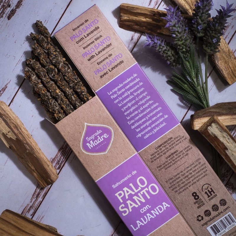 Sagrada Madre Incense Bâton d'encens | Palo Santo & Lavande