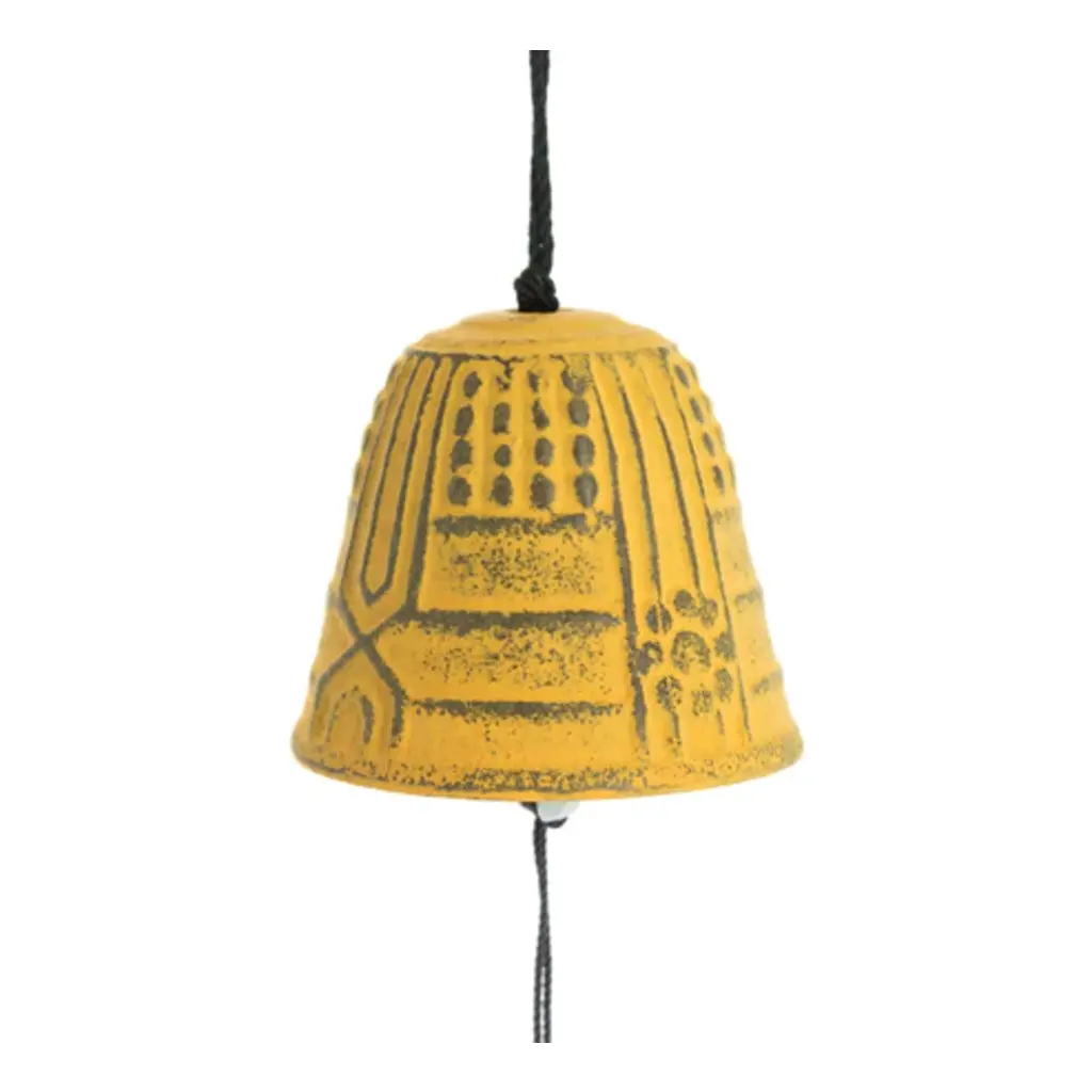 Iwachu Cloche Feng Shui | Jaune (4,5cm)