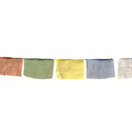 Terra Vita Drapeaux de prière tibétains | Divinités (10 x 12 cm)