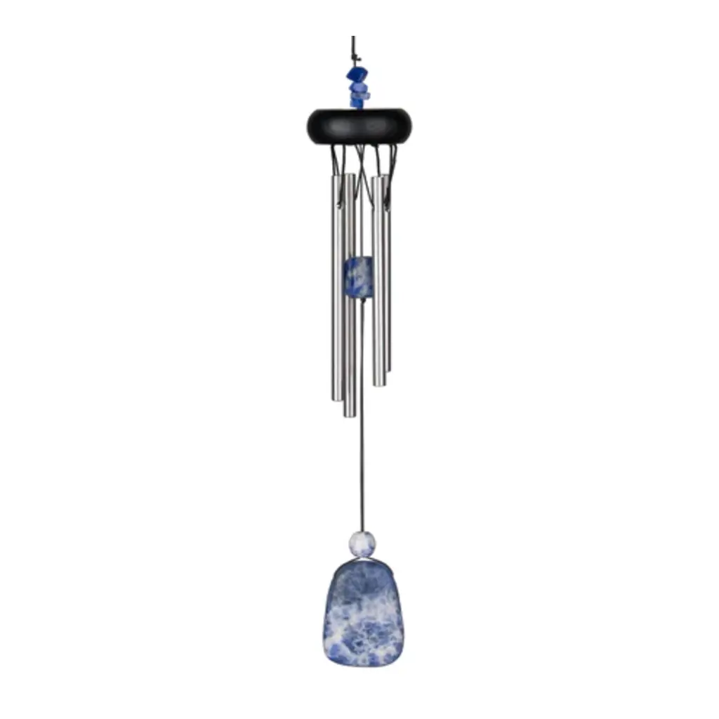 Woodstock Chimes Precious Stones Wind Chime | Lapis Lazuli