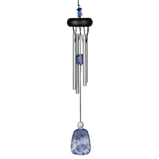 Woodstock Chimes Precious Stones Wind Chime | Lapis Lazuli