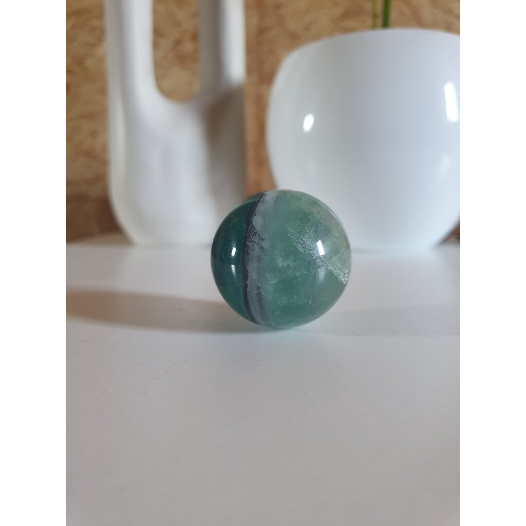 Terra Vita Sphère de Fluorite (4 cm)