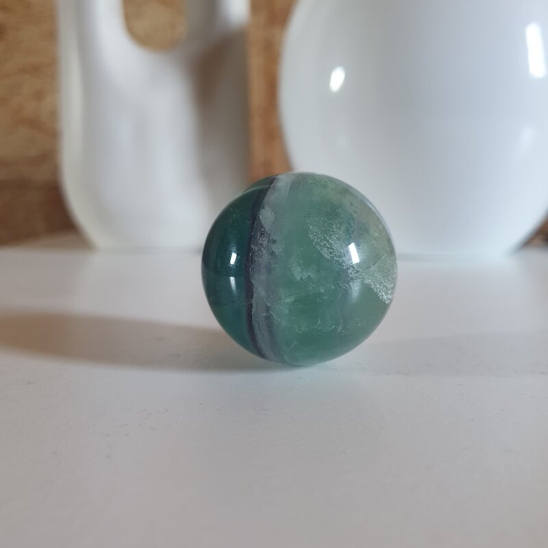 Terra Vita Sphère de Fluorite (4 cm)