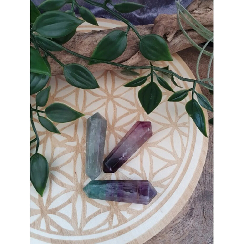 Terra Vita Double Pointe de Fluorite (5cm)