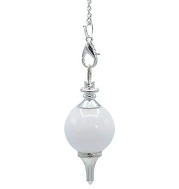 Terra Vita White Agate Pendulum | Sphere