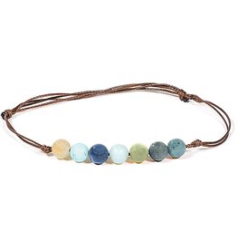 Terra Vita Bracelet Amazonite Ajustable (6mm)