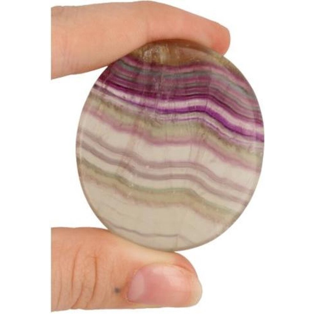 Terra Vita Fluorite Palm Stone (4 cm)