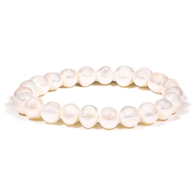 Terra Vita White Potato Pearls Bracelet (8mm)