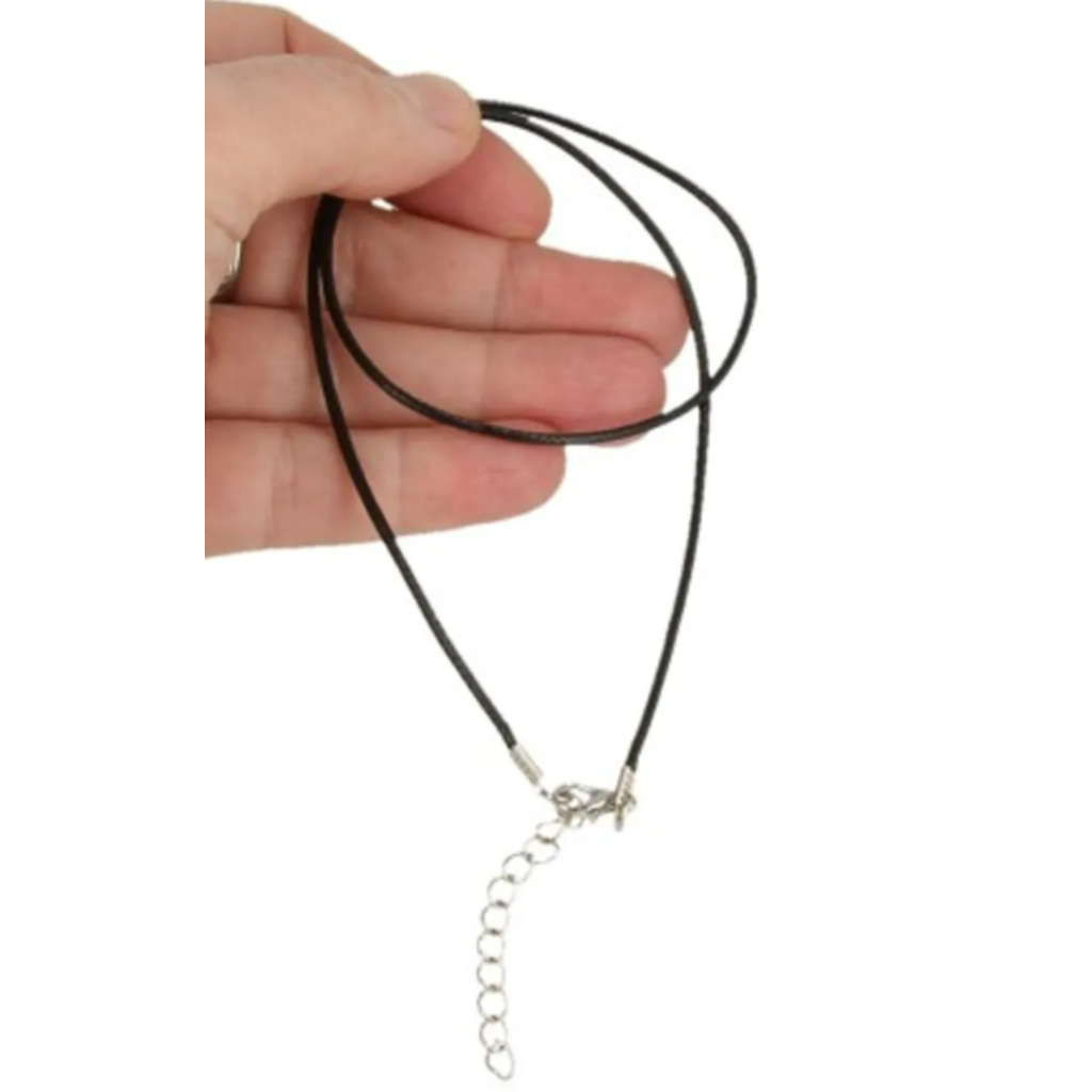 Terra Vita Wax Cord Necklace With Extension Chain (43cm)