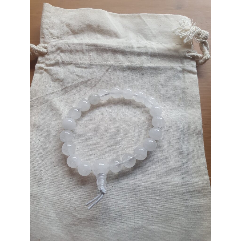 Terra Vita Bergkristal Mala Armband (8 mm)