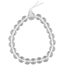 Terra Vita Rock Crystal Mala Bracelet (8 mm)