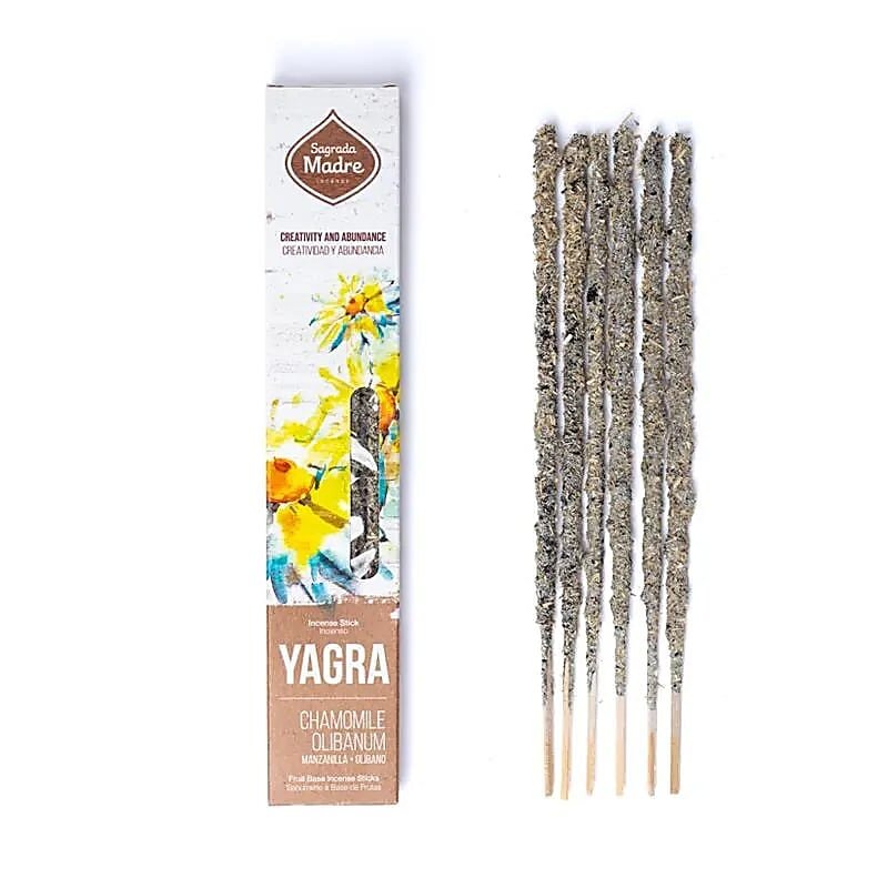 Sagrada Madre Incense Bâton d'Encens |  Yagra Camomille & Encens