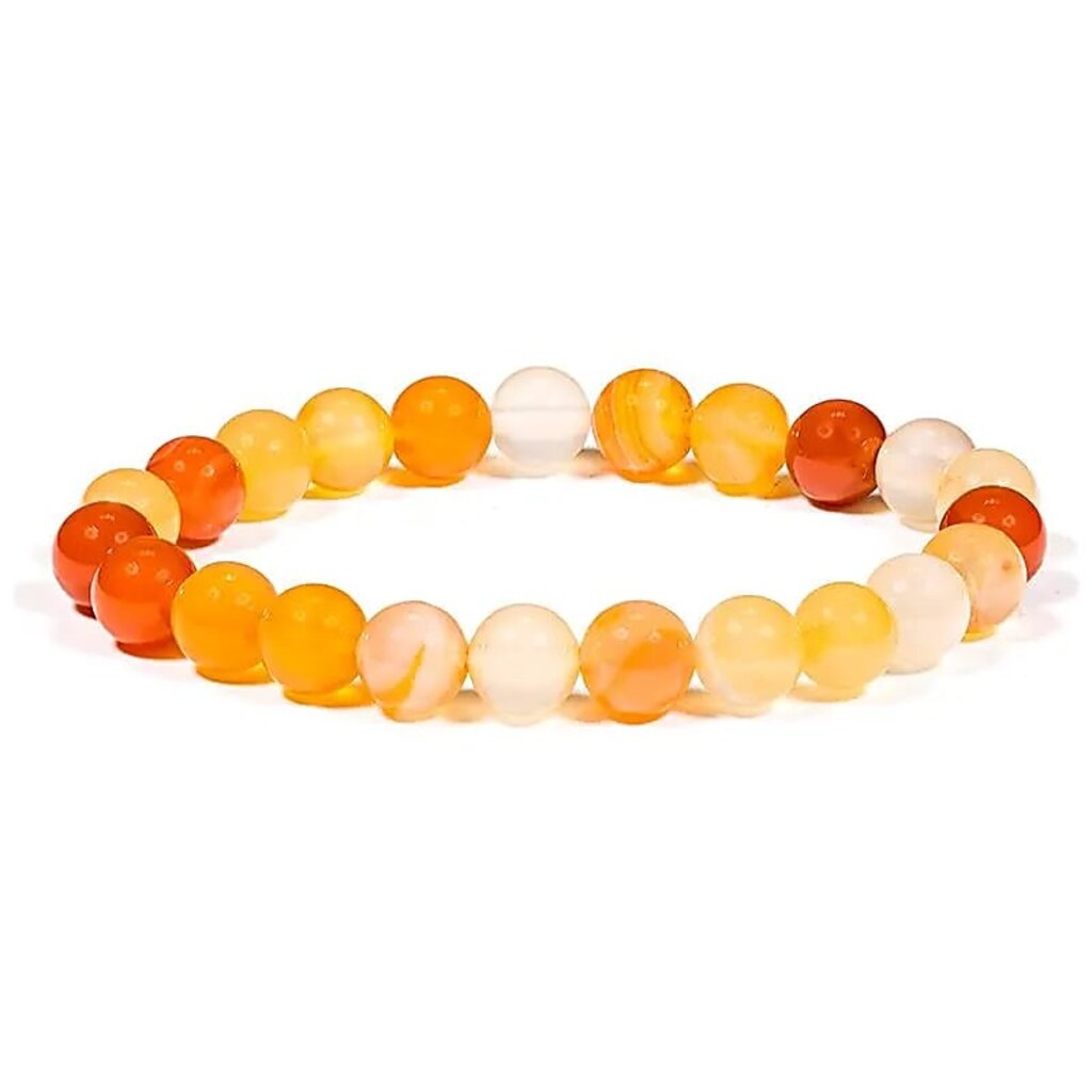 Terra Vita Carnelian  Mix Bracelet (8 mm)