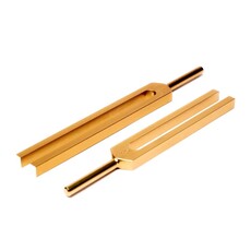 Terra Vita Tuning forks C & G for the whole body (Gold colored)