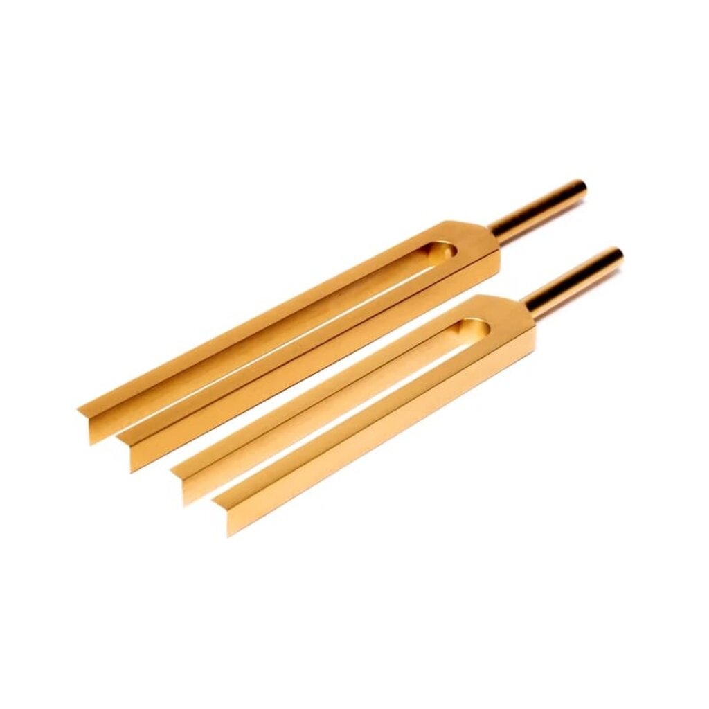 Terra Vita Tuning forks C & G for the whole body (Gold colored)