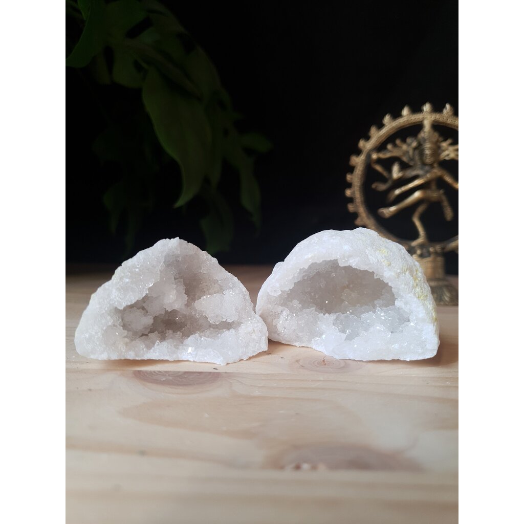 Terra Vita Bergkristal Geode Paar (4-6cm)