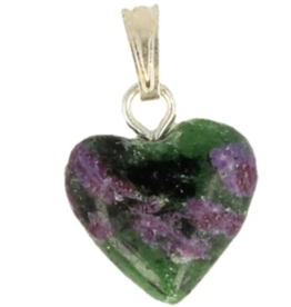 Terra Vita Pendentif coeur en zoïsite