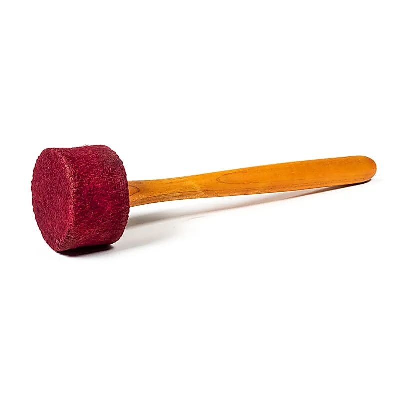 Terra Vita Red Singing Bowl Felt Mallet (Small)