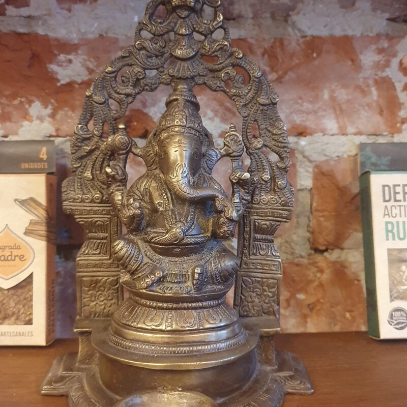 Terra Vita Lampe à huile Ganesha (22 cm)