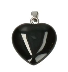 Terra Vita Obsidian Heart Pendant