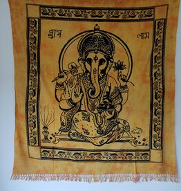 Terra Vita Ganesha Tapestry (Yellow)