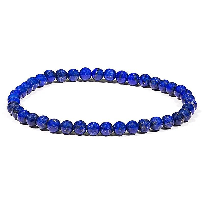 Terra Vita Bracelet en Lapis Lazuli (4 mm)