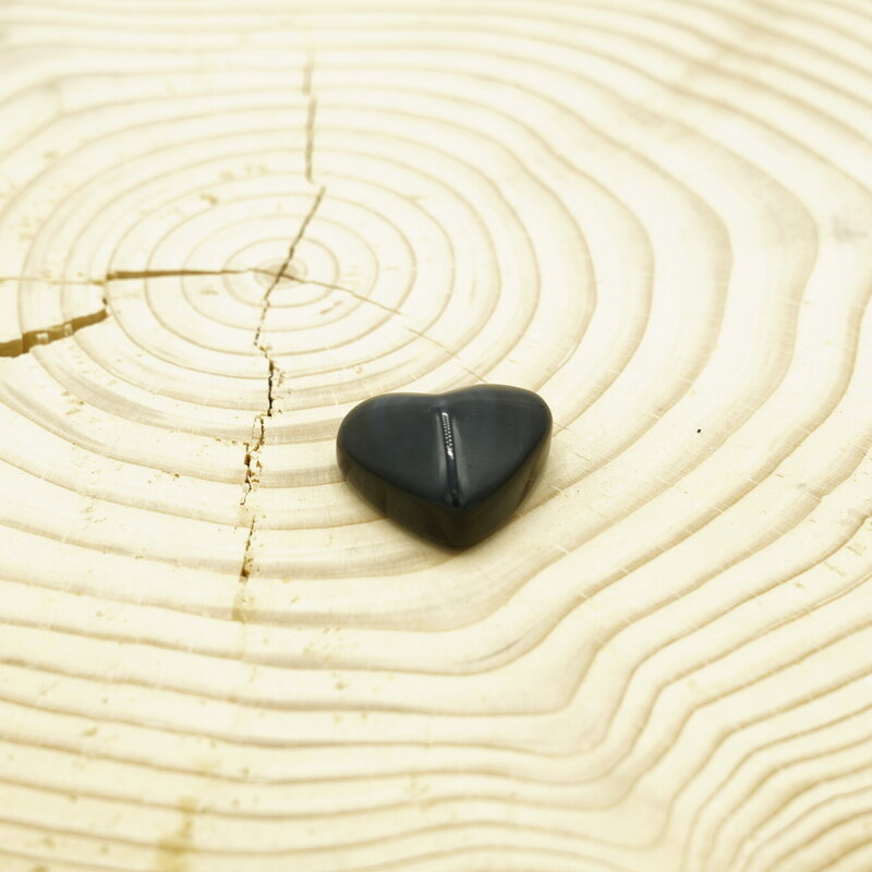 Terra Vita Regenboog Obsidaan Hart (2,5cm)