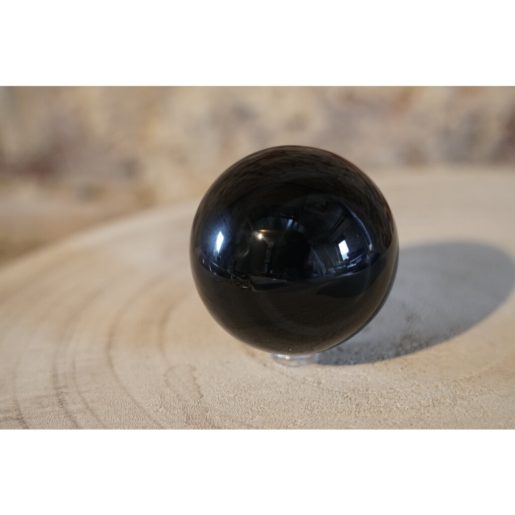 Terra Vita Hemels Oog Obsidiaan Bol (70mm)
