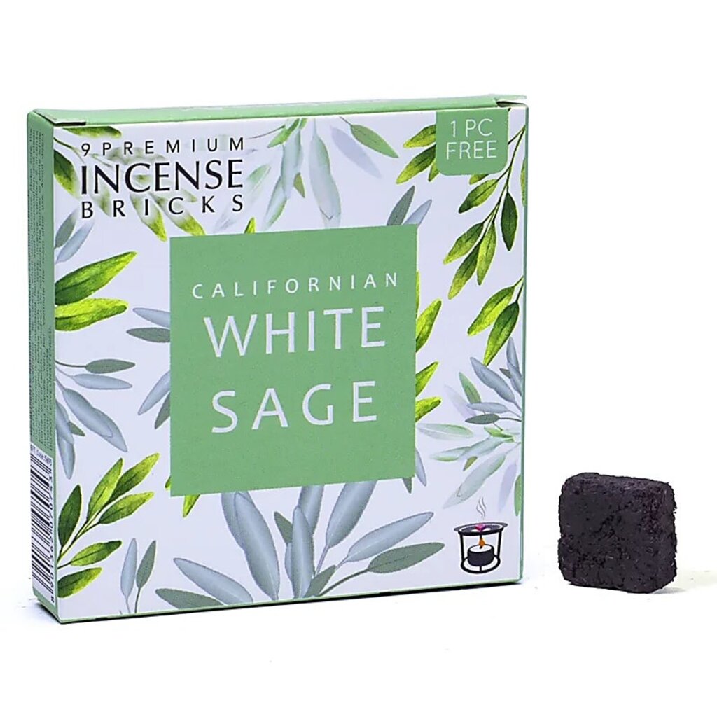 Aromafume Briques d'Encens | Sauge Blanche (9pcs)