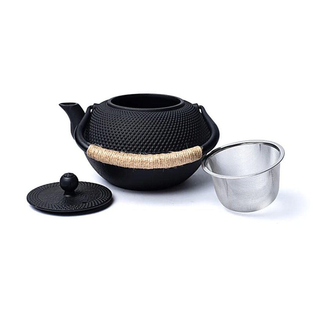 Terra Vita Tetsubin cast iron teapot black (1.2L)
